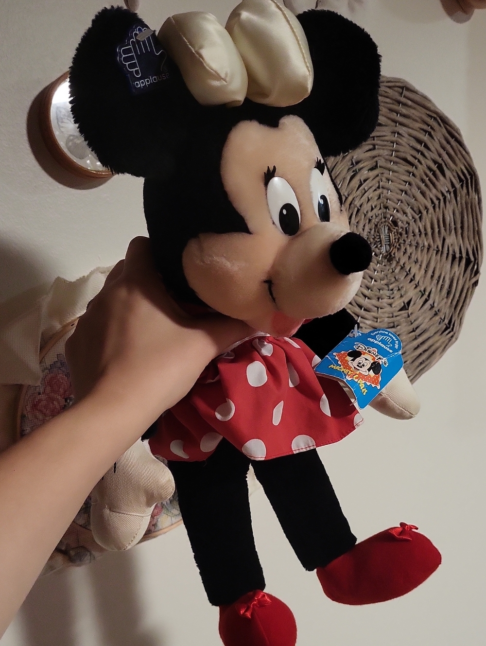 Vintage Applause Minnie Mouse Plush Disney Stuffy
